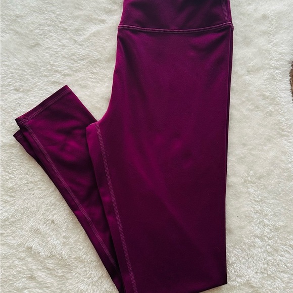 Zella Magenta Girls Leggings with High-Waisted Design Size XL - Picture 2 of 3